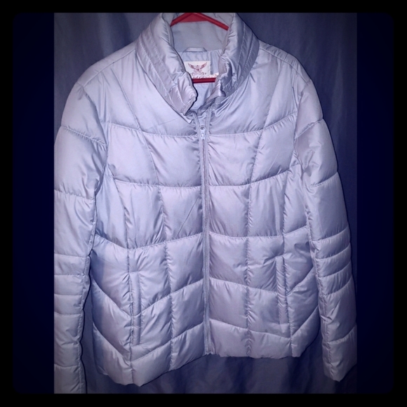 Faded Glory Jackets & Blazers - 🔥Silver Faded Glory Puffer Coat!!